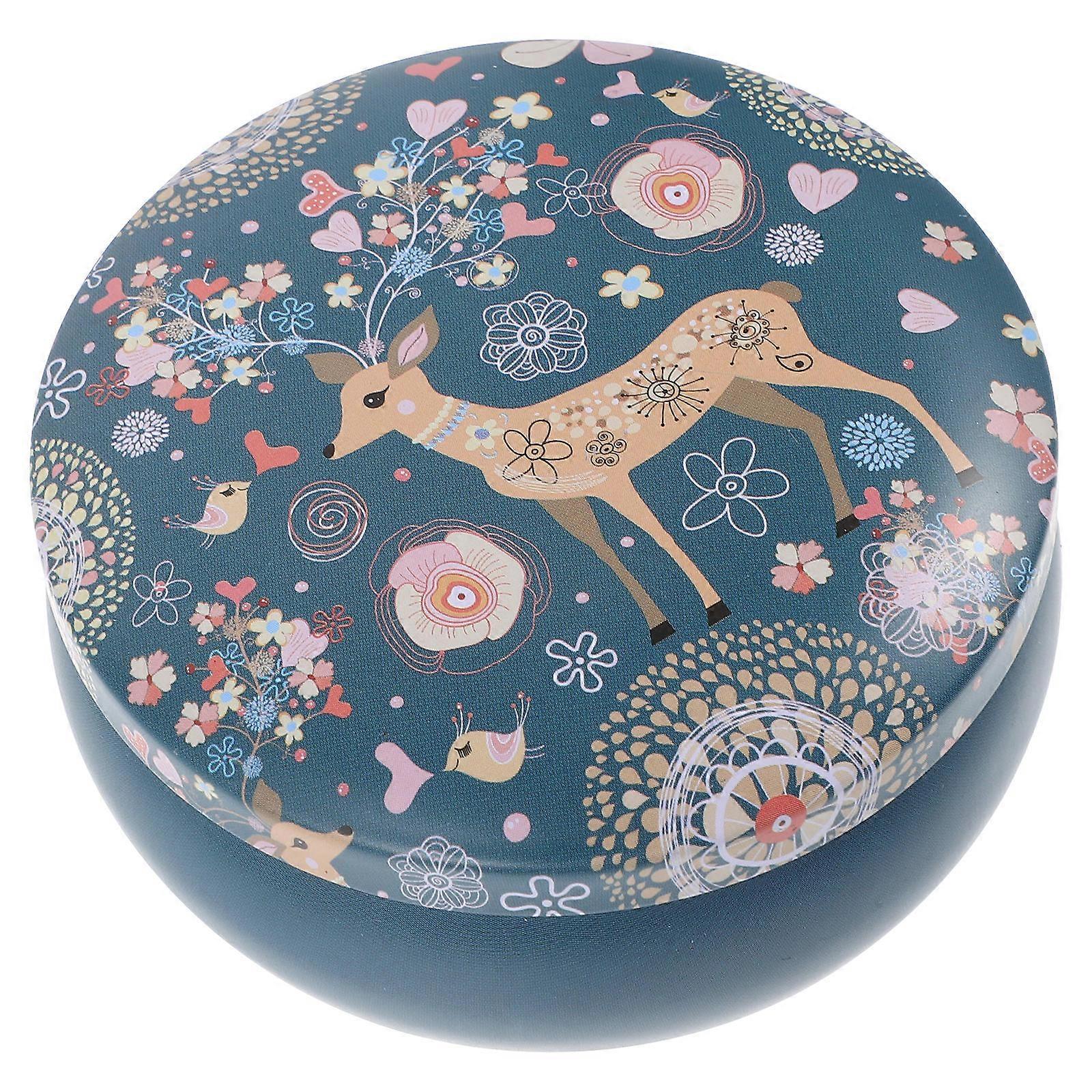 Retro Style Tinplate Sample Box 4Pcs Perfect For Gift Giving Home Storage Small Items Holder