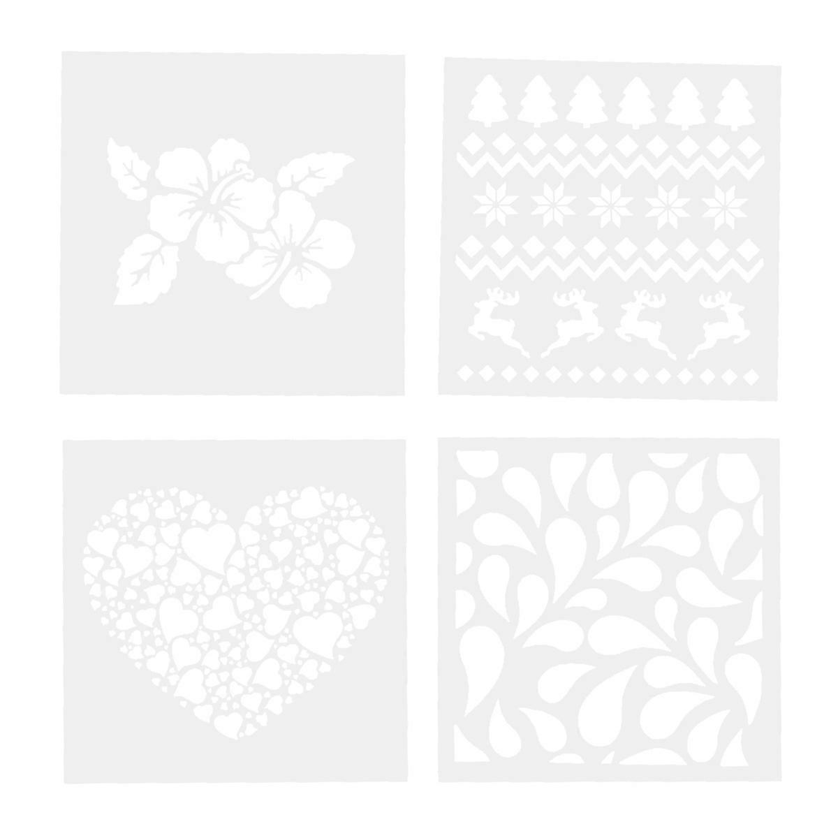 Plastic Cookie Cutter Mold Cake Decorating Tool for Baking Use 8Pcs