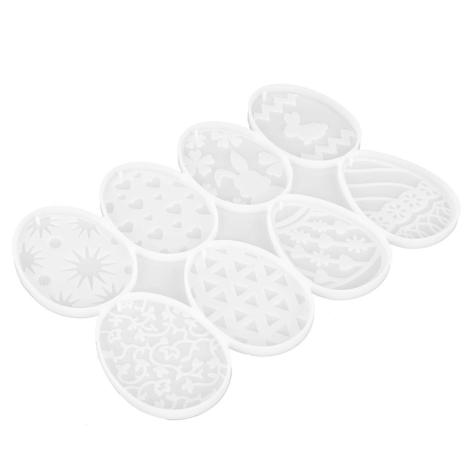 2Pcs Easter Key Ring Mold For DIY Lovers And Craft Enthusiasts Using Silicone Material For Pendant Making