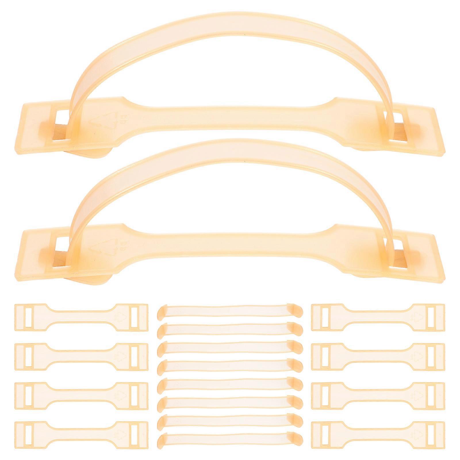 Paper Box Handles for Cardboard Box Carrying 100Sets Stable Durable Golden
