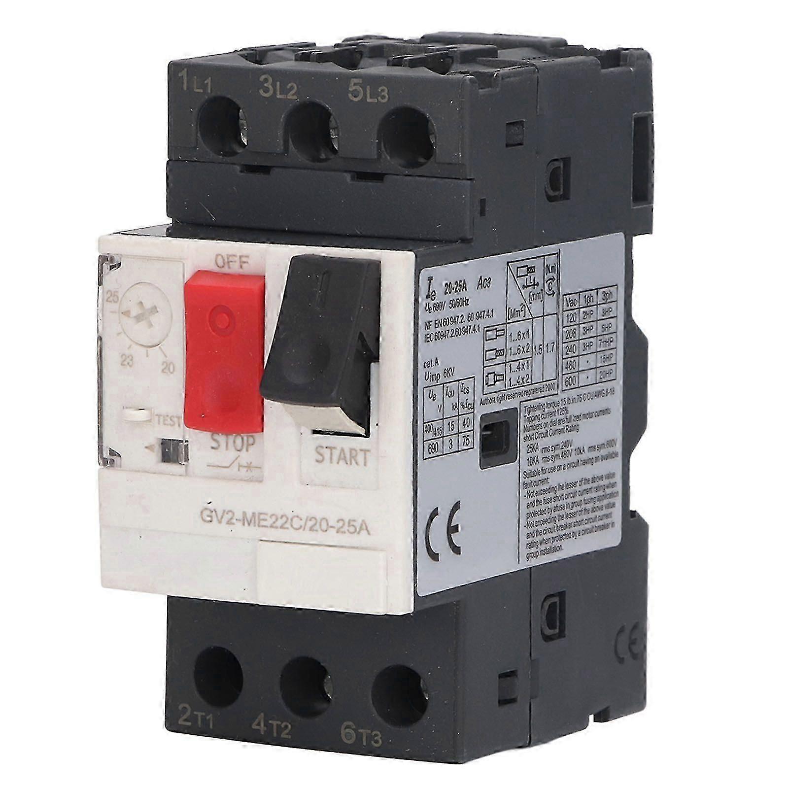 2025 Latest Model  Motor Circuit Breaker 3P Overload Protection Switch Manual