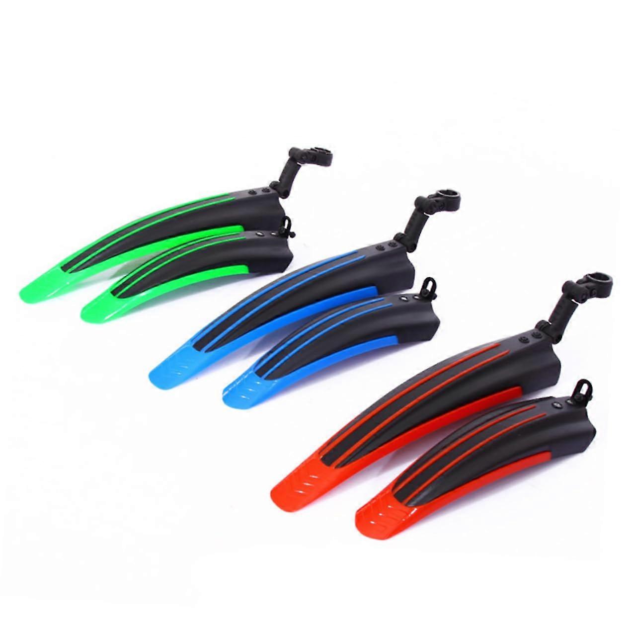 Mountain Bike Mud Guard Set Front and Rear Fenders Quick Release Splash Protection for Wet Roads