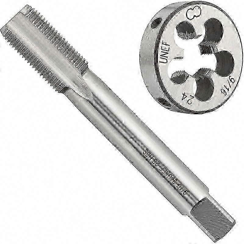UNEF 9/16-24 HSS Tap and Die Set for Machine and Round Right Hand Threads