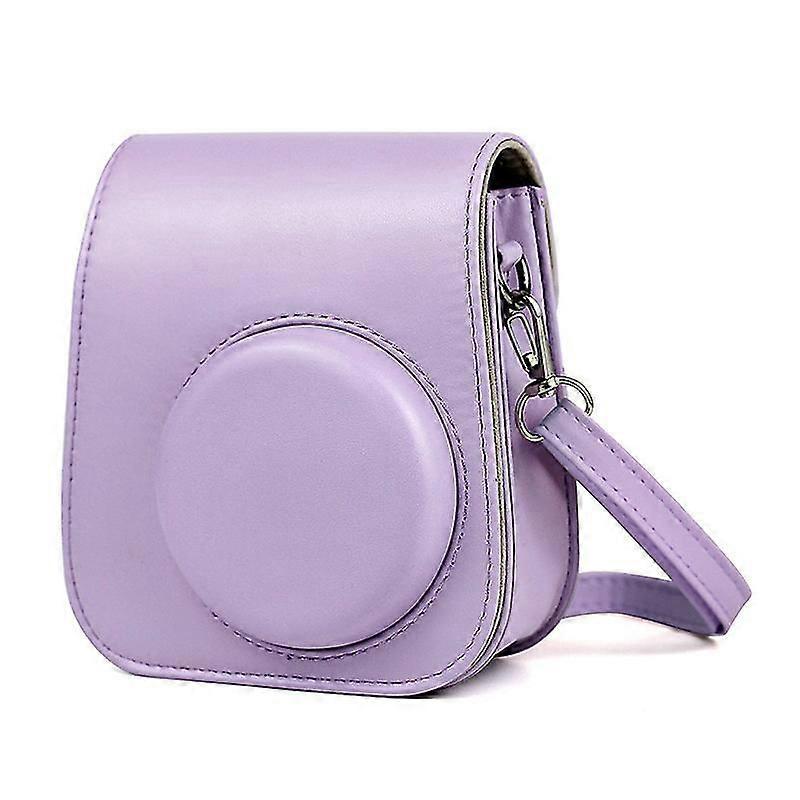 Luxora Instant Camera Protective Case Compatible With Instax Mini 11 Soft Pu Leather Bag With Pocket