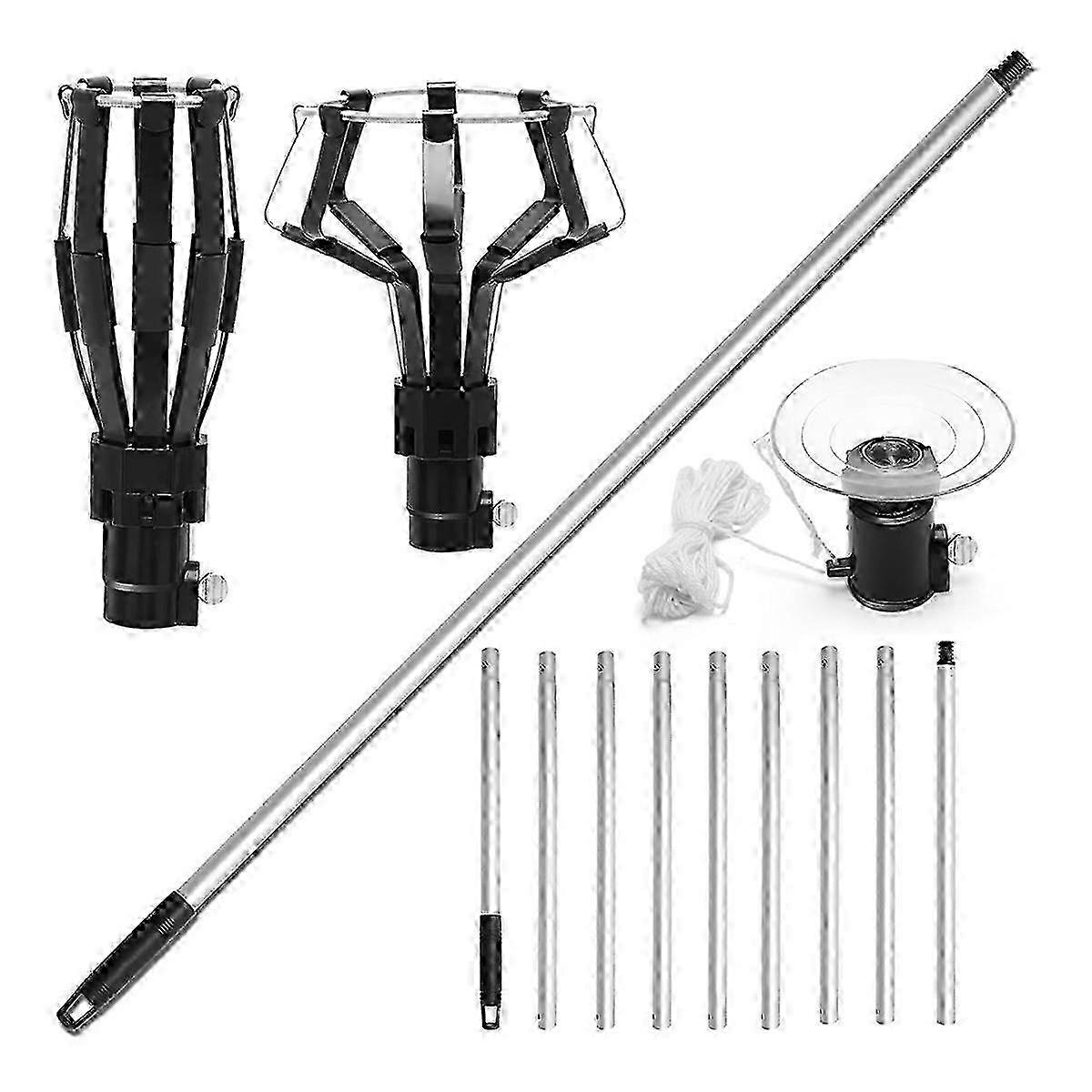 13FT Light Bulb Changer for High Ceilings, Light Bulb Changer Light Changer Light Bulb Changing Pole 26s