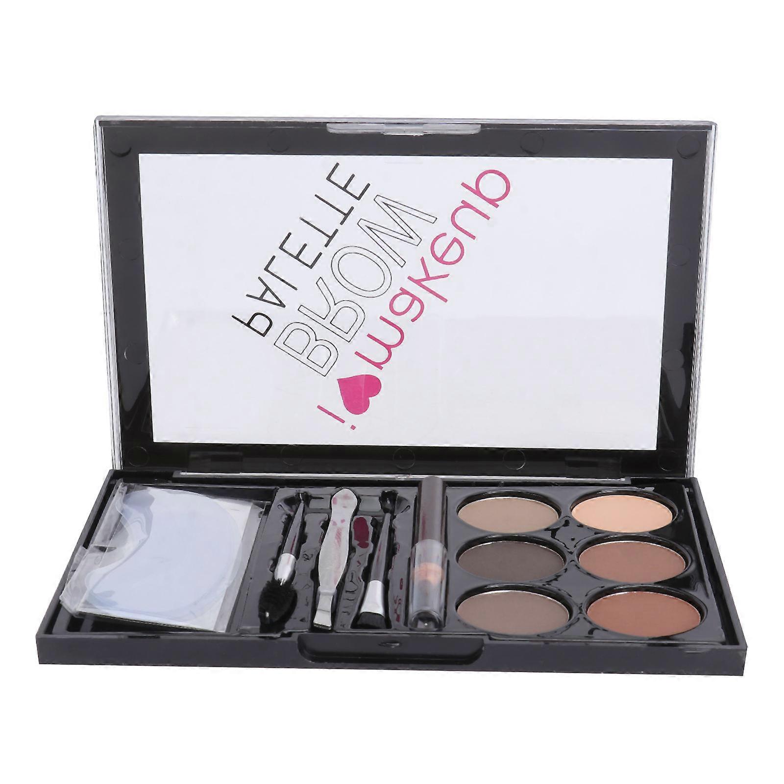 Eyebrow Powder Kit for Makeup Use 7Sets Six-Color Waterproof