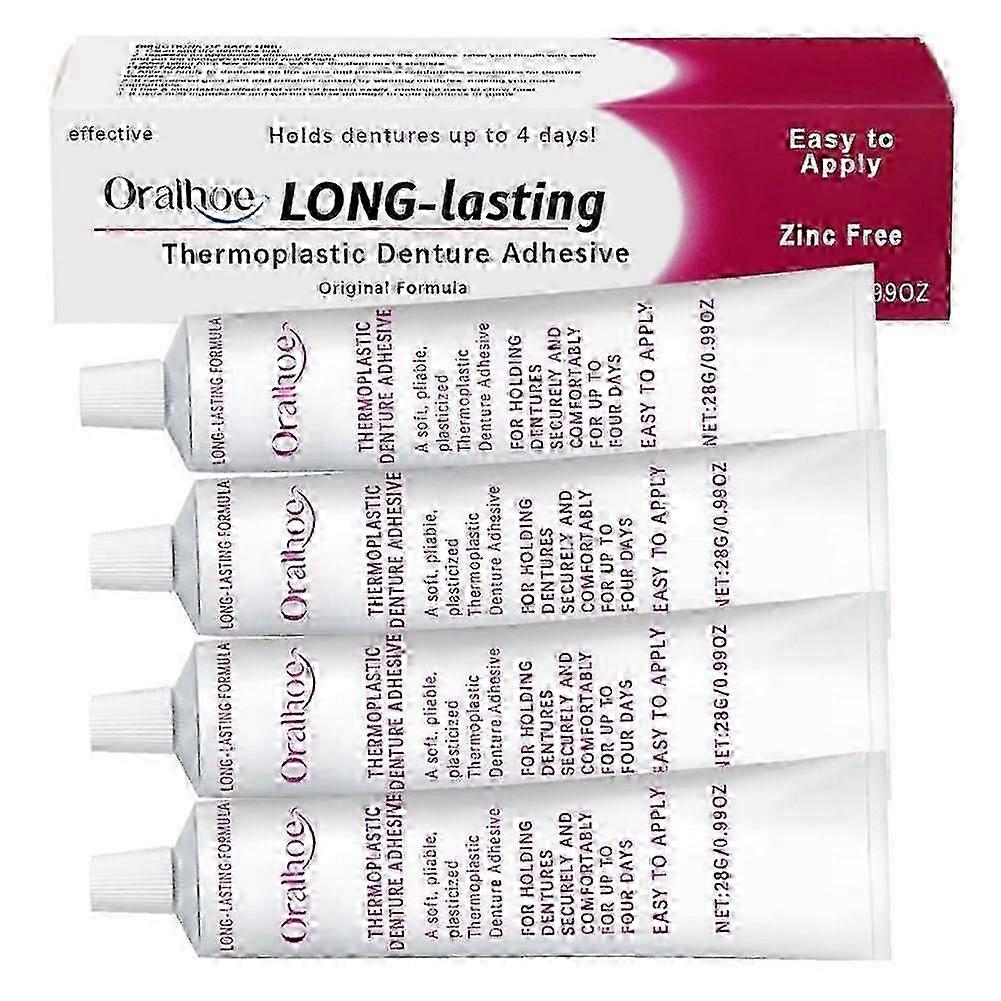 スーパーグリップ義歯-接着クリーム熱活性化フォーミュラにより、男性、女性のための安全なホールドを実現