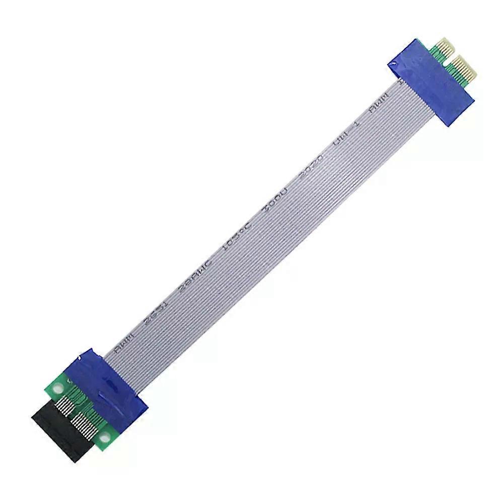 Flexible 15cm PCI-E Riser Card Extender Adapter Ribbon Cable for Sound Card Wireless Network Card Graphic Card Devices