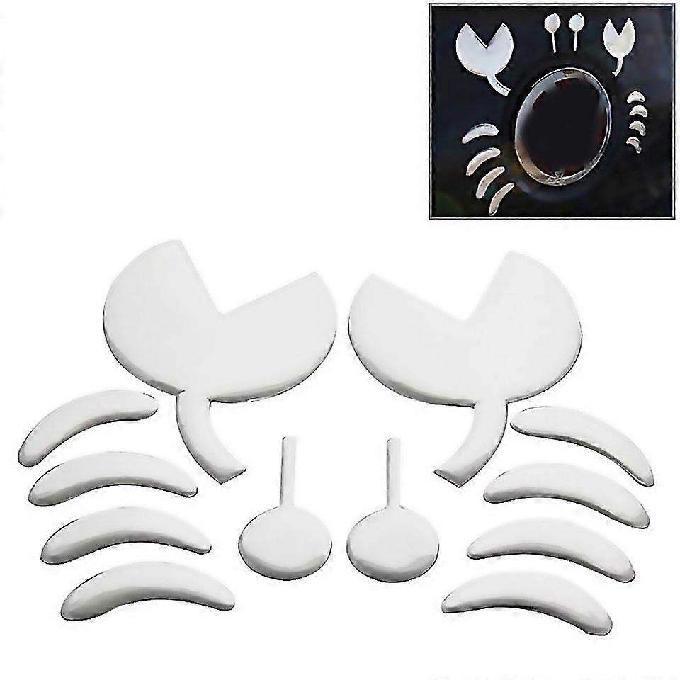 For 3d Footprint Pattern Car Sticker Size 7cm X