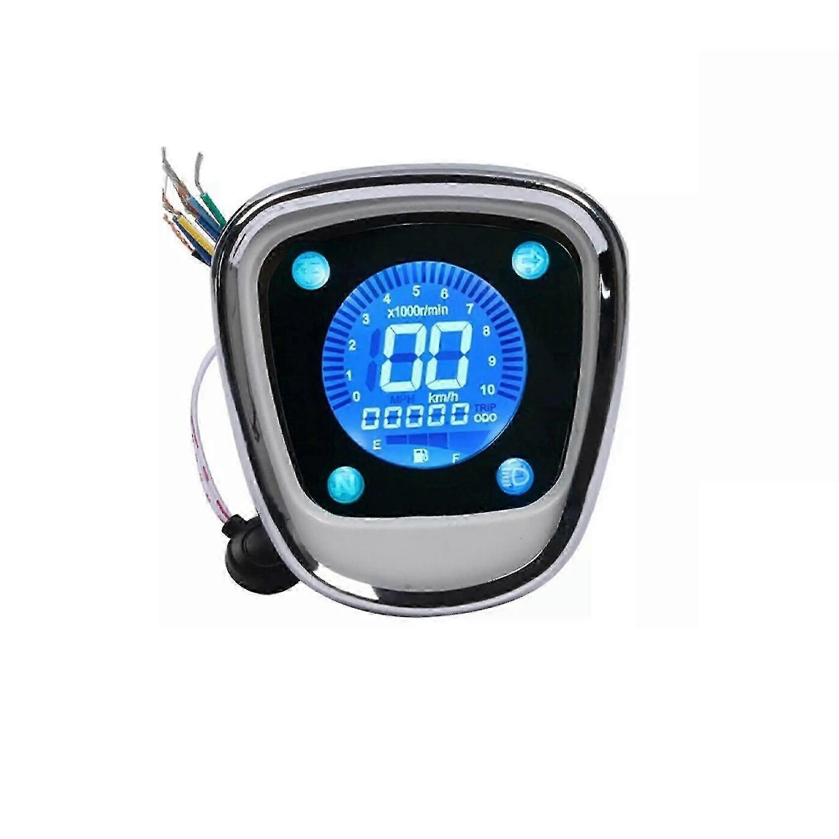 Motorcycle Lcd Digital Meter Rpm Odometer Speedometer Assy For C50 C70 C90 Passport 70 90 C70