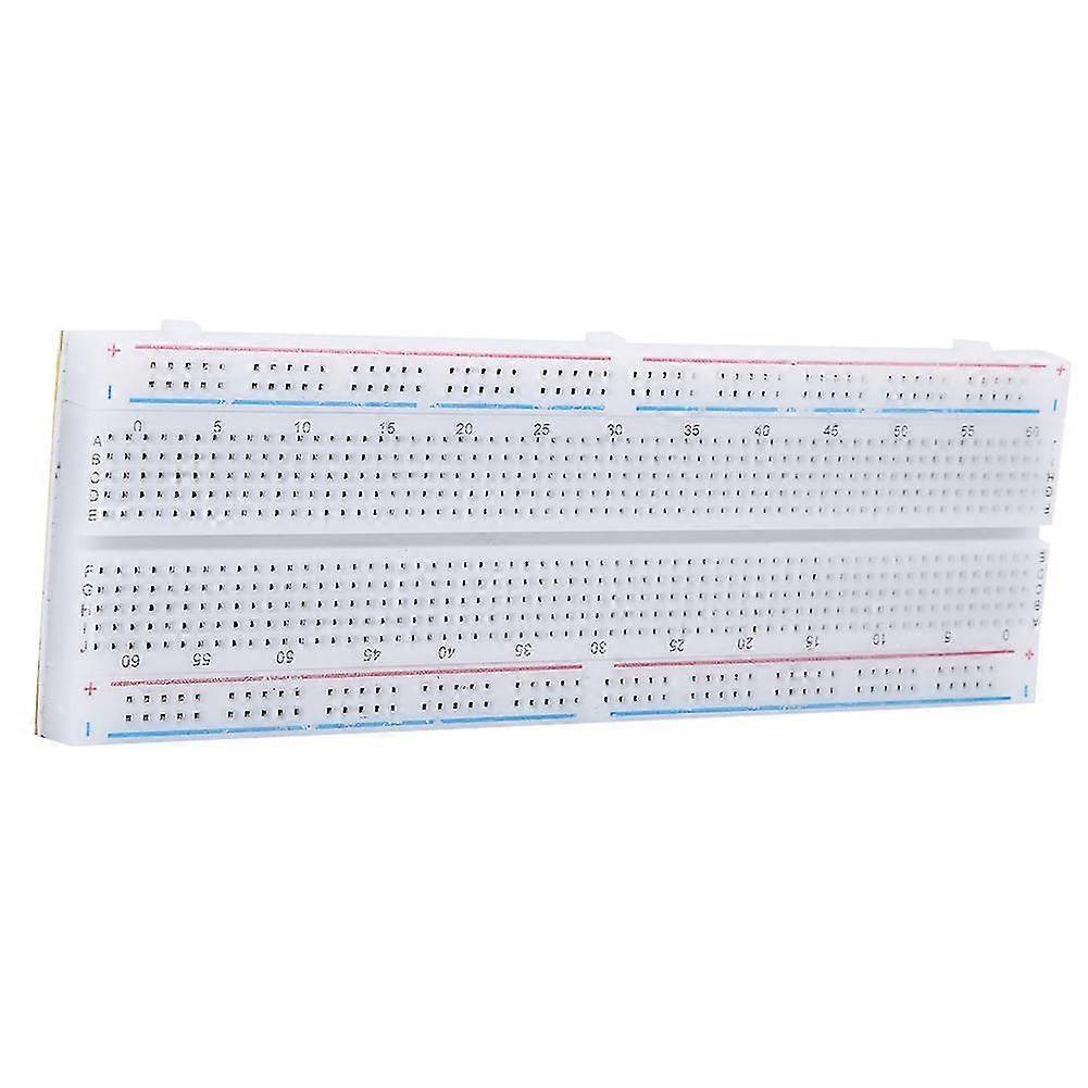 25-26 830 Tie Points Solderless Breadboard 5.6x16.5cm White Testing Board