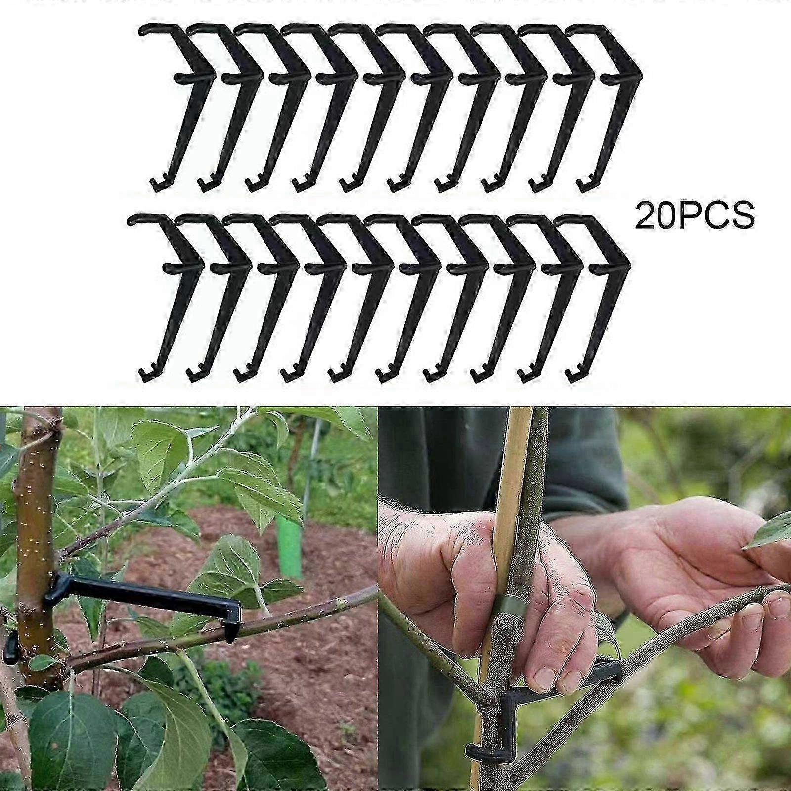 Fruit Tree Limb Spreader, 20PCS, Durable Plastic, for Shaping Branches, Supporting Growth