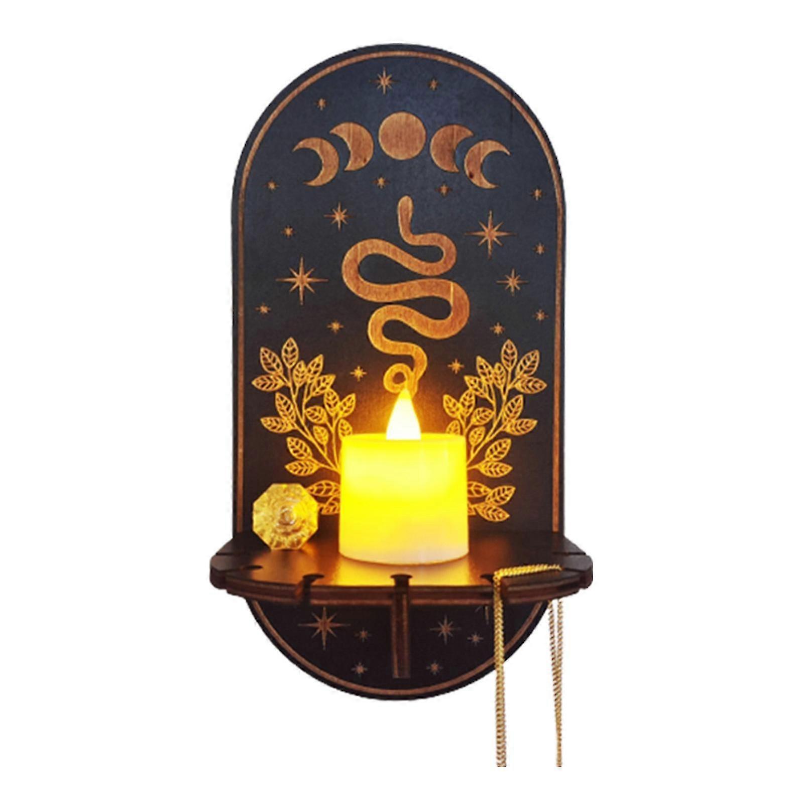 Creative Candlestick Decor Fine Workmanship Adding Appeal For Household Wall Decoration