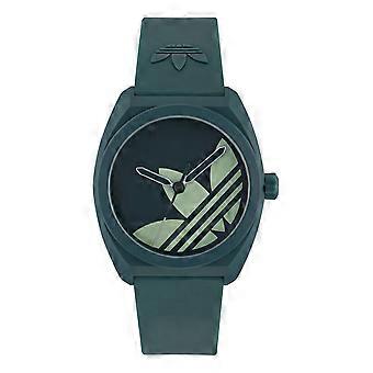 Adidas Unisex Green Dial Eco-Ceramic Bio-Resin Strap Watch