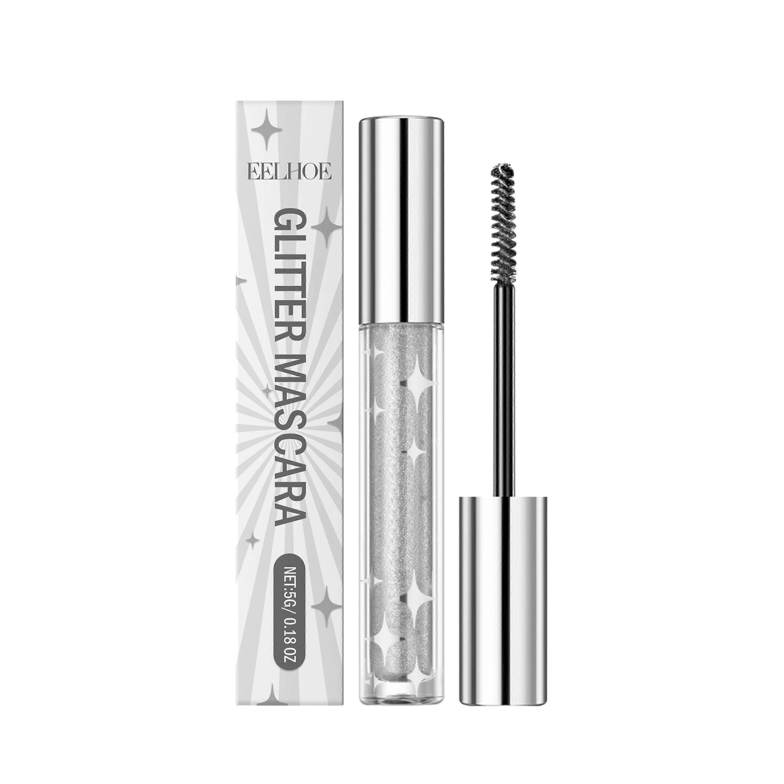 Silver Glitter Mascara Contains Castor Seed Oil