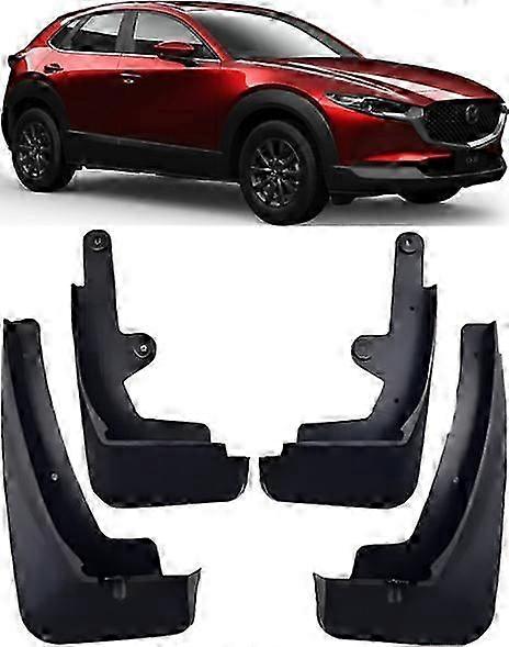 Genuine Front & Rear Splash Guards Mud Flaps For 2019-2024 Mazda CX30 CX-30