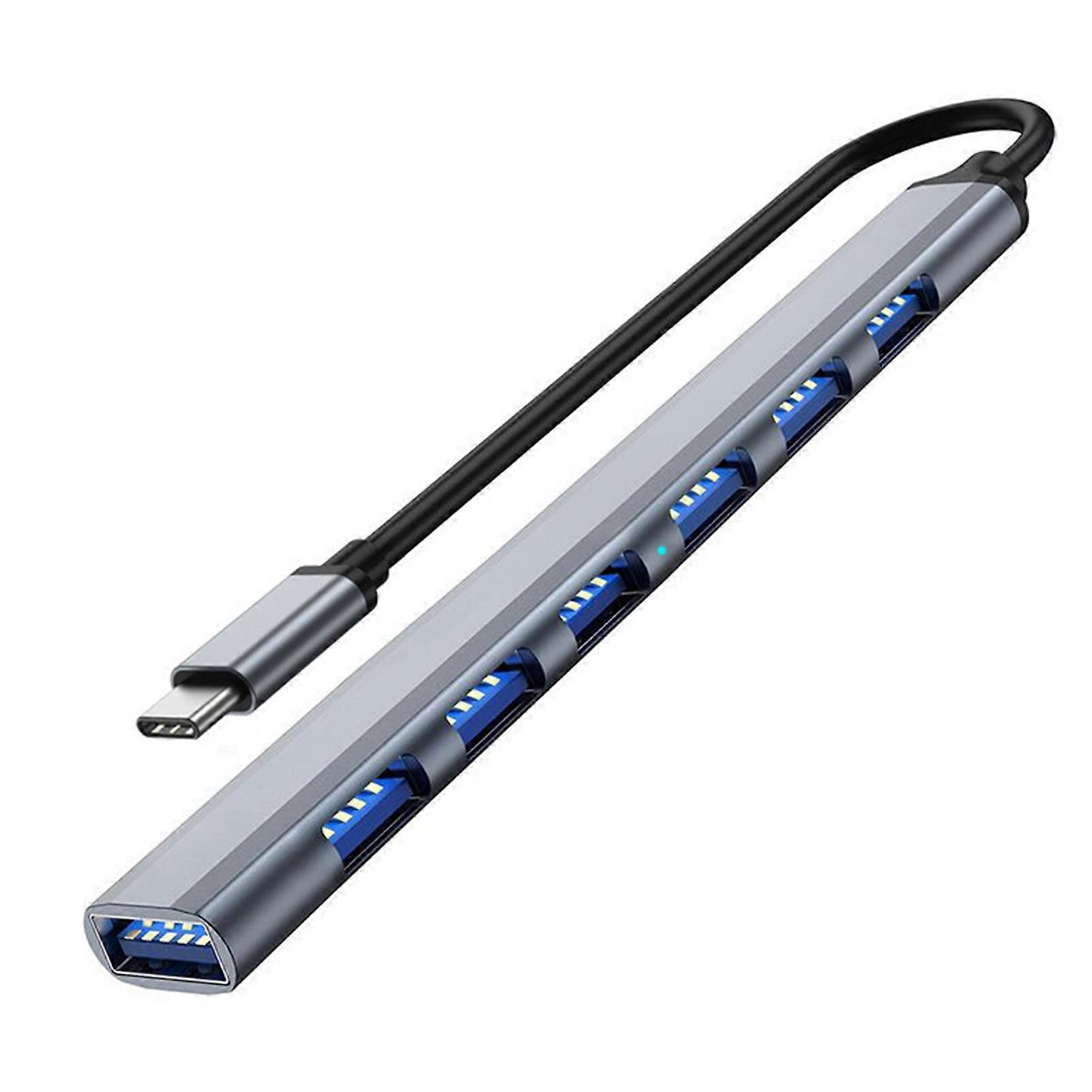 Chicmine 7-in-1 USB Type C HUB High Speed Docking Station USB 2.0 3.0 HUB Splitter Multiport Adapter Computer Accessories