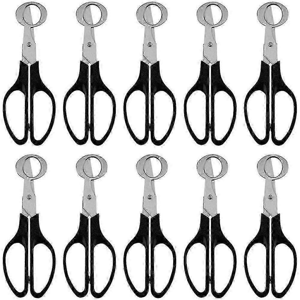 10pcs Egg Scissors Quail Egg Shell Cutters Separator Small Quail Egg Cracker Quail Scissors Opener Cigar Cutter Edition 1110