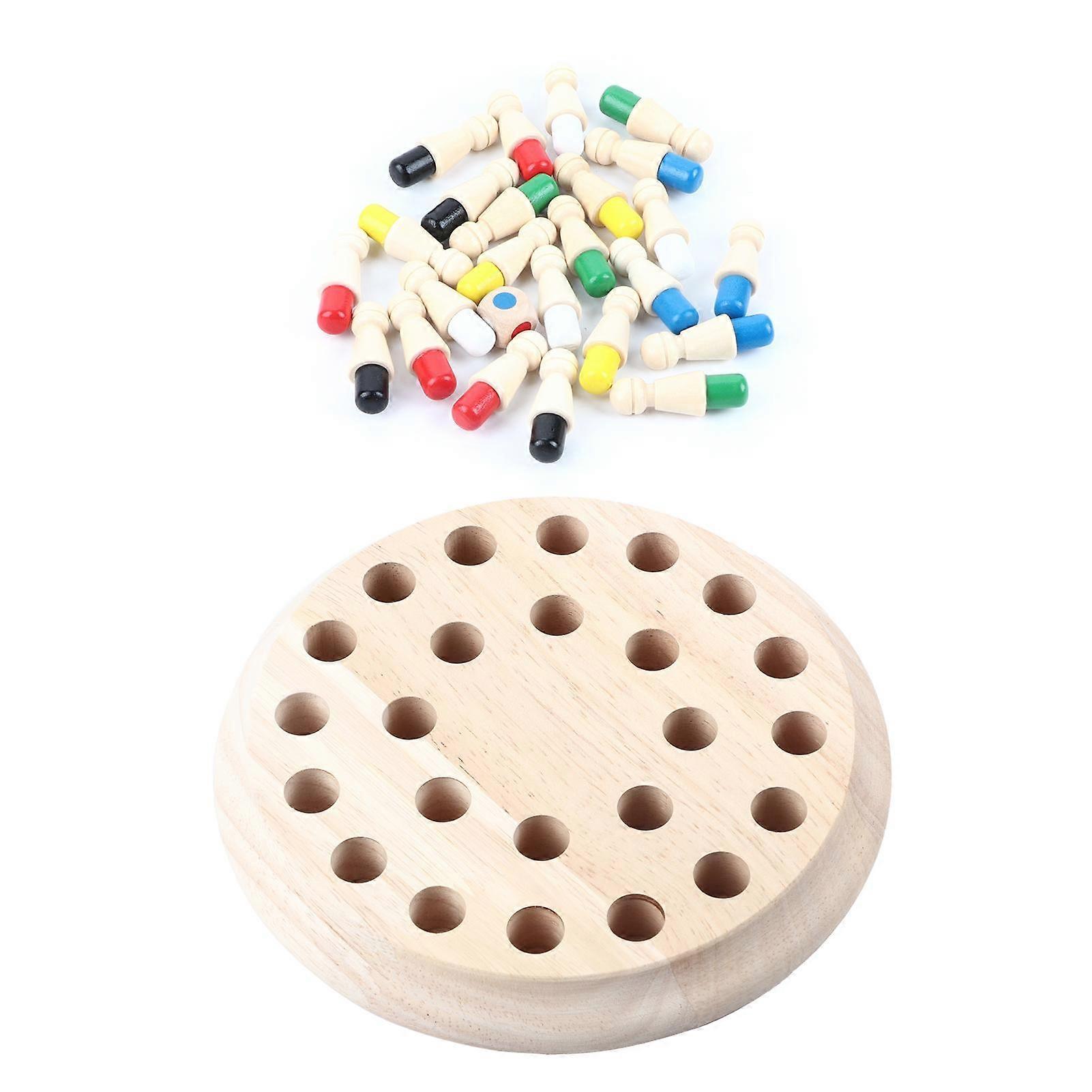 Children Early Educational Toy Wood Memory Game Stick Chess Game 3D Puzzle Family Party Game