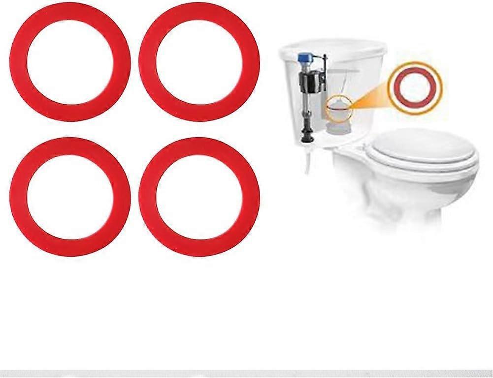 Toilet Flush Valve Rubber Seal Replacement for Compatible with Mansfield 210 211 GP1059291 Pack of 4