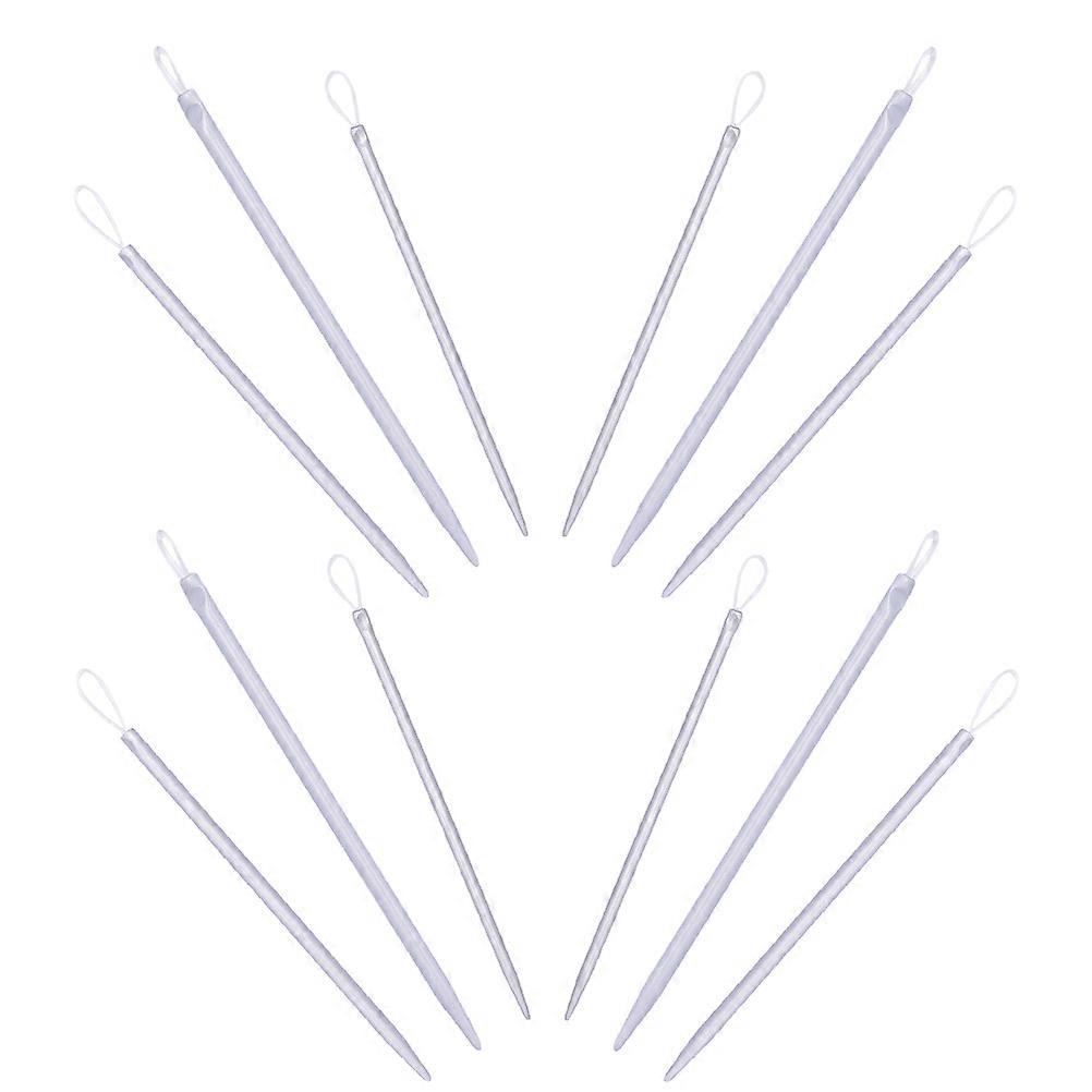 Knitting Tools and Supplies Needle Threaders for Hand Sewing 12Pcs Silver Set