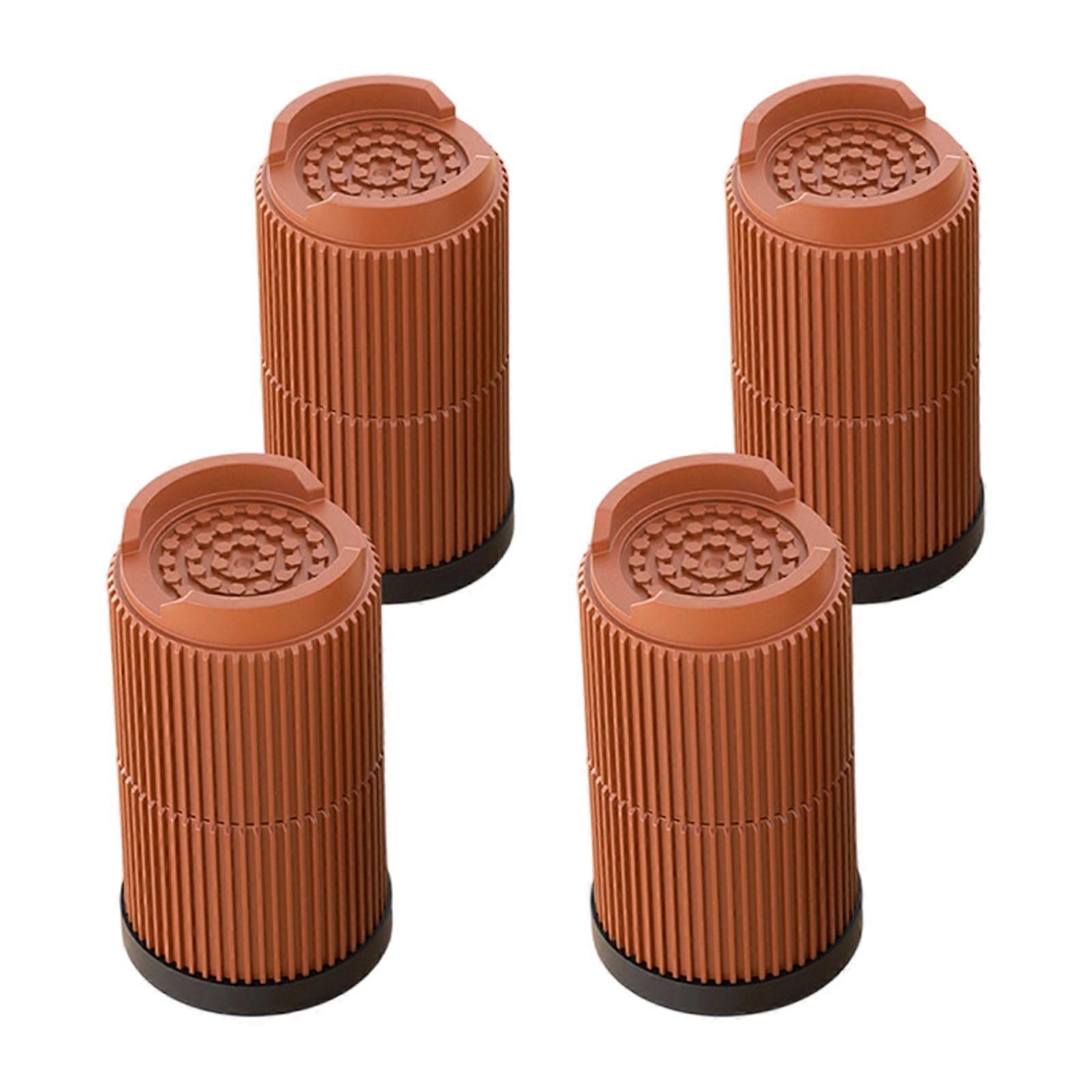 Stackable Furniture Height Enhancing Pads High Load Bearing Anti-Slip Bed Risers Leg Pads for Sofas Table Multi Purpose Multicolor