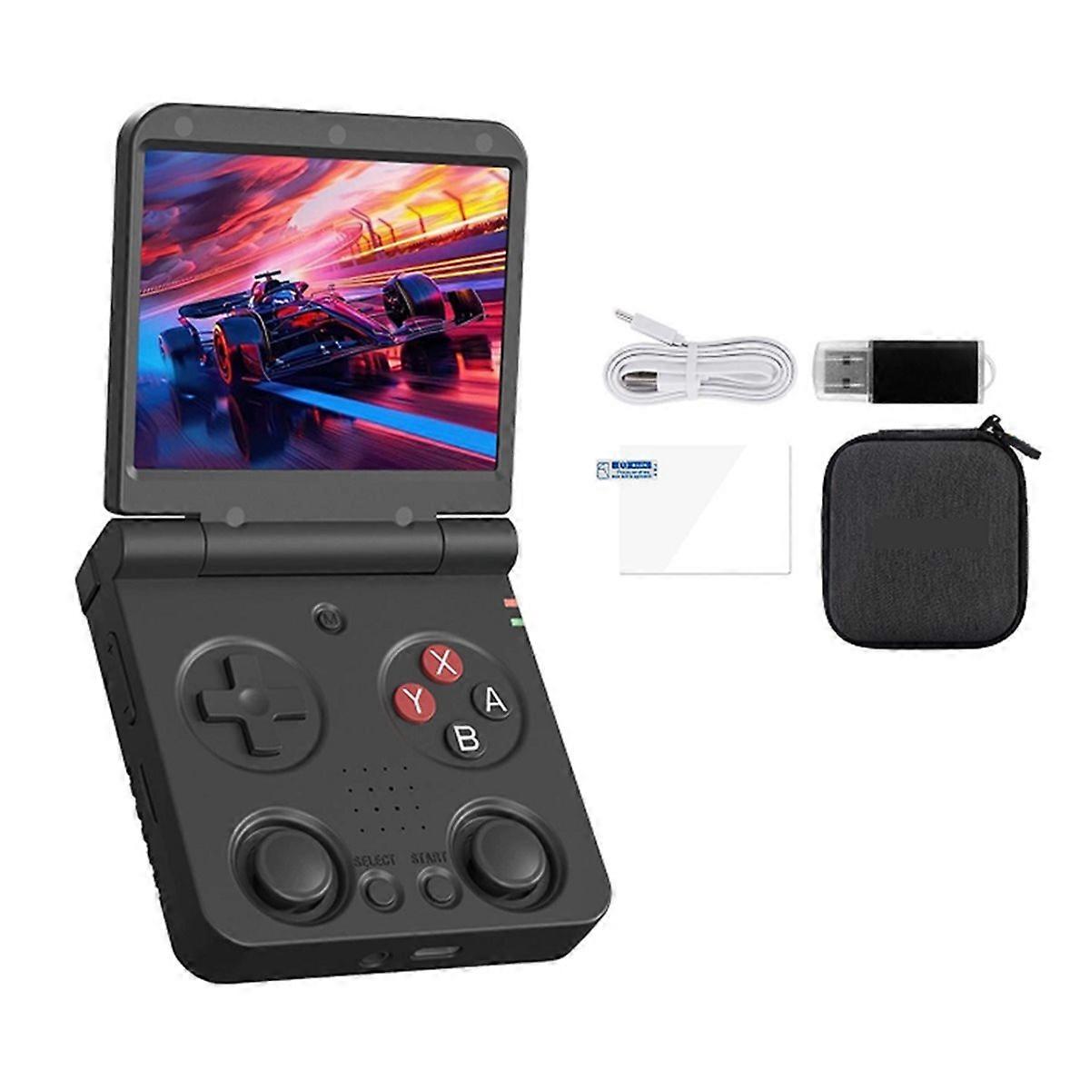 Flip V2 Retro Handheld Game Console 3.5Inch IPS Screen Open Source Handheld Game Console -Compatible