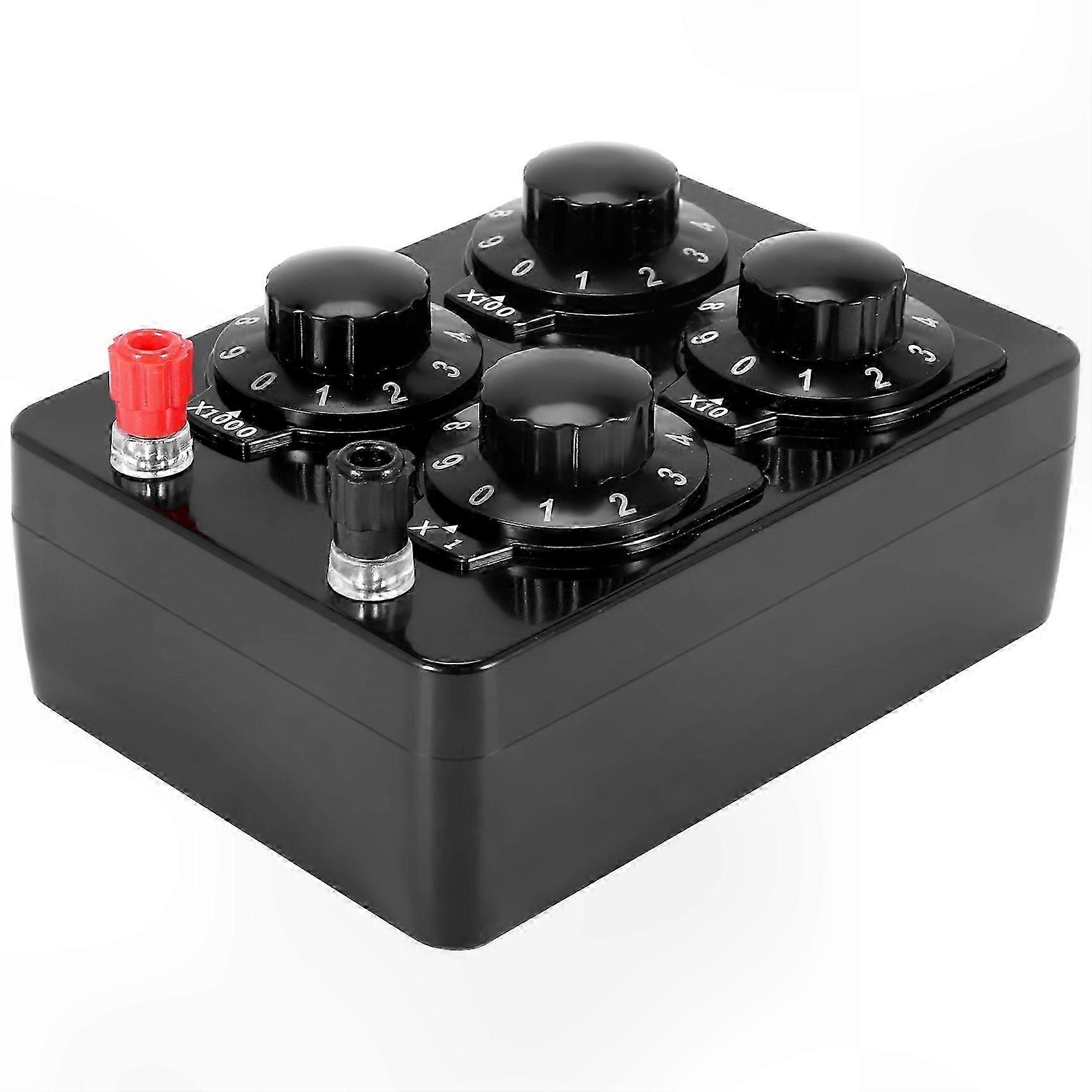 0-9999 Ohm Precision Variable Decade Resistor Box for Teaching Instruments