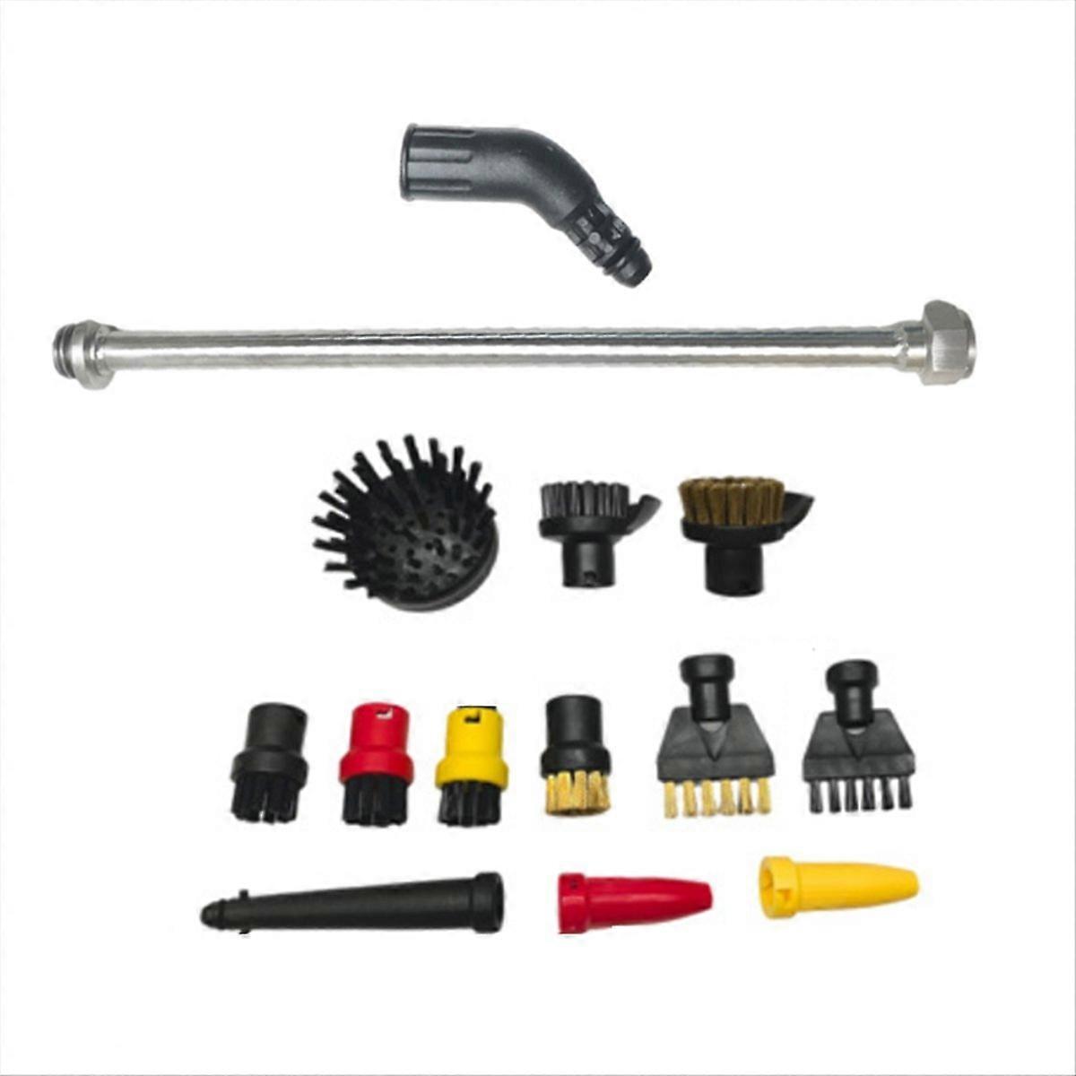 For Steam Engine Adapter Accessories Adapter Connecting Tube Round Brush Kit