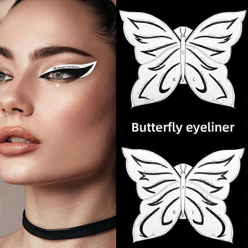 2pcs Reusable Eyeliner Stickers - Easy Eye Makeup Templates for Beginners - Quick, Smudge-Proof, and Long-Lasting Beauty Tools with Wide Ran