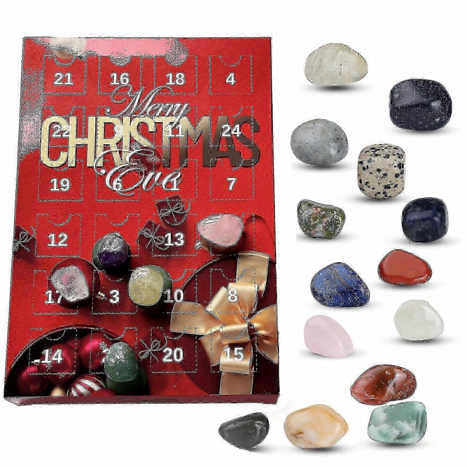 Festive advent calendar for kids with 24 unopened blind boxes