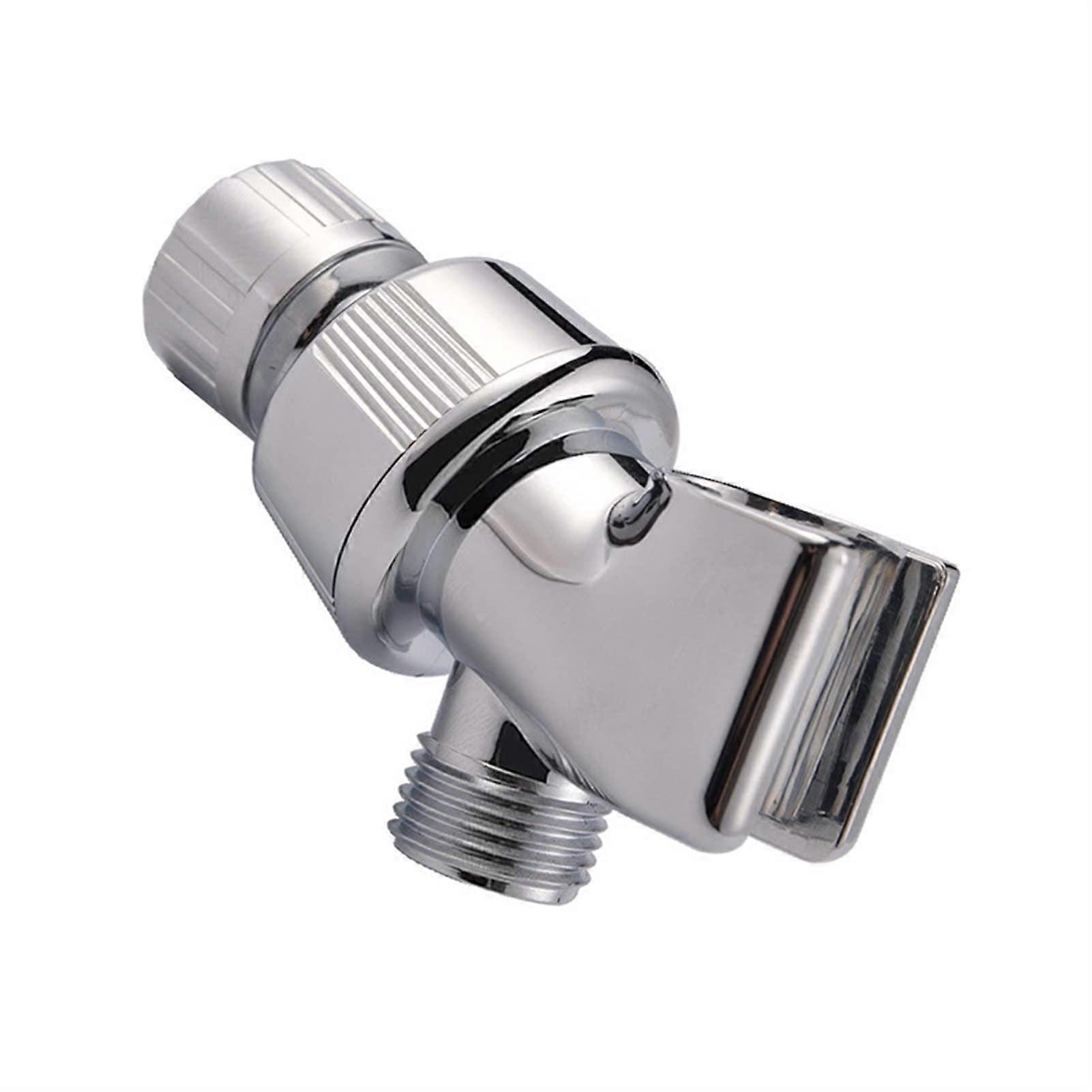 All Metal Adjustable Shower Head Holder with Chrome Finish for Handheld Showerheads and Wall Mount
