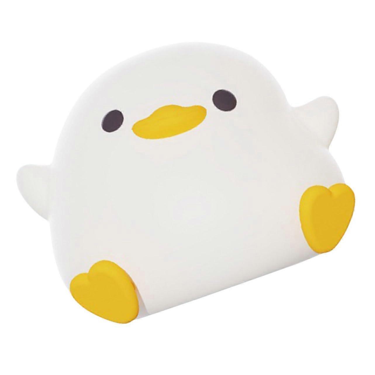 Silicone Cartoon Duck Night Light Dimmable Bedside Lamp For Kids Dorm Room Sleep Function