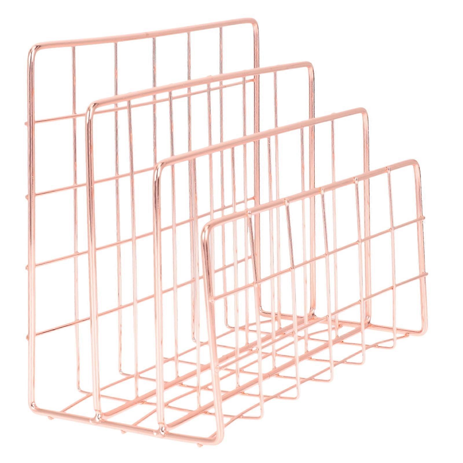 Mail Storage Rack Small Table Top Bookshelf Stand for Desk Multifunction File Multipurpose