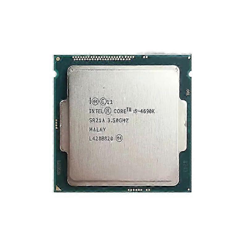 Core i5-4690K CPU - Socket LGA 1150 4 Cores 4 Threads 3.5 GHz 6 MB L3 Cache 88W.