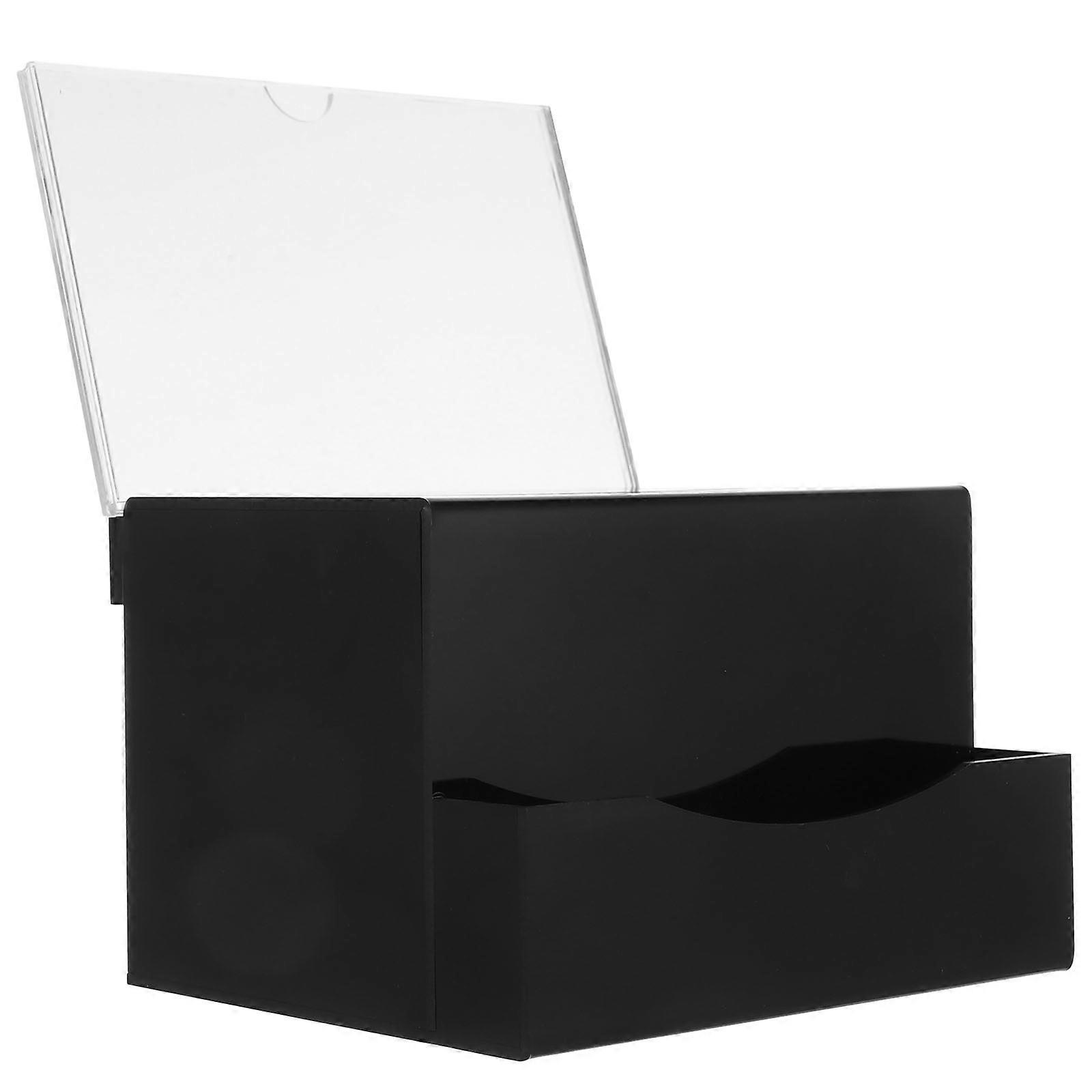 Donation Box with Lock Suggestion Box for Fundraising 1Set Acrylic