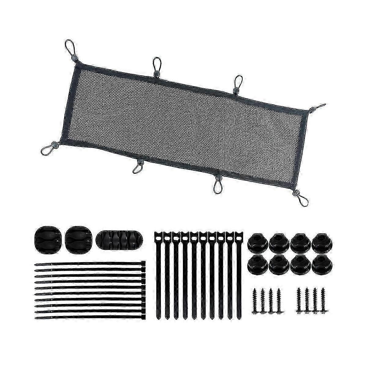 Flexible Privacy Mesh Cable Management Net for Under Desk