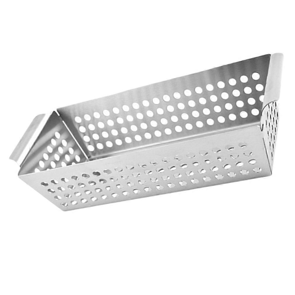 Durable Outdoor Grill Accessories Rectangular BBQ Basket With Easy Washing Function 1Pack