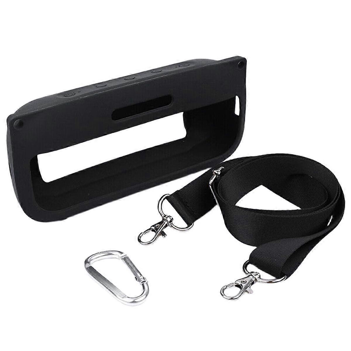 Black Silicone Case Bluetooth Speaker Shockproof and Drop Protection Package for Soundlink Flex Spea