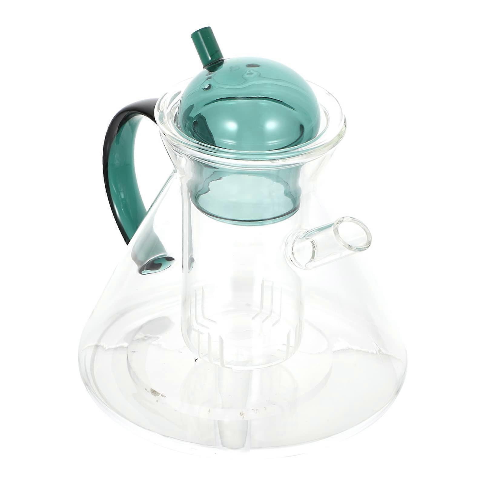Glass Coffee Pot Heat Resistant Borosilicate Teapot Nordic Style Clear Kettle for Hot and Cold Brew
