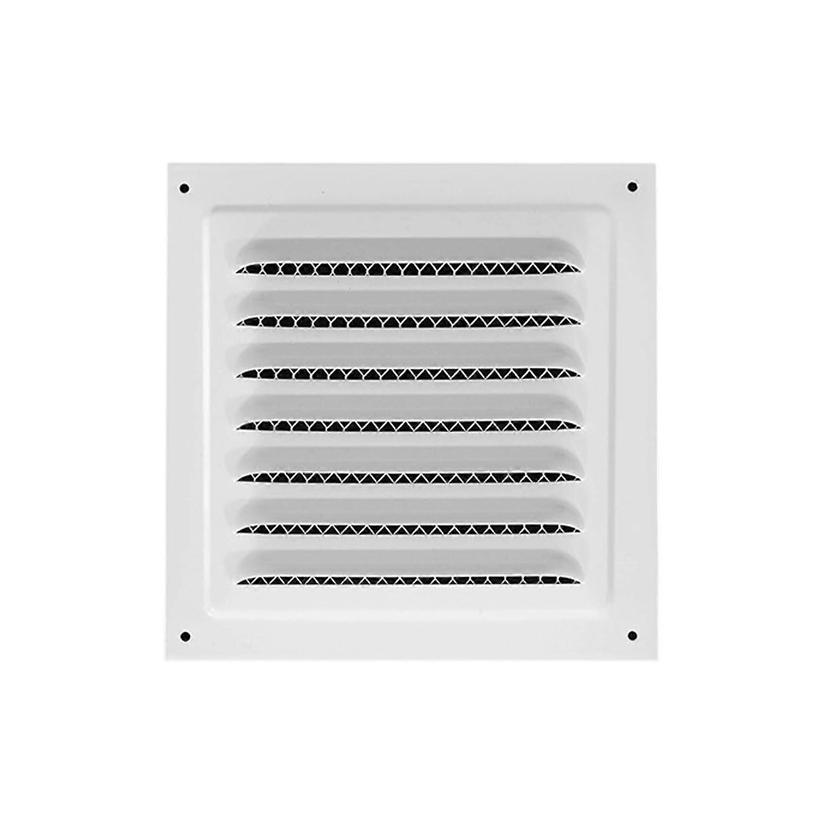 Stainless Steel Vent Cover with PestBlocking Mesh, Rainproof Louver for Wall or Ceiling Use