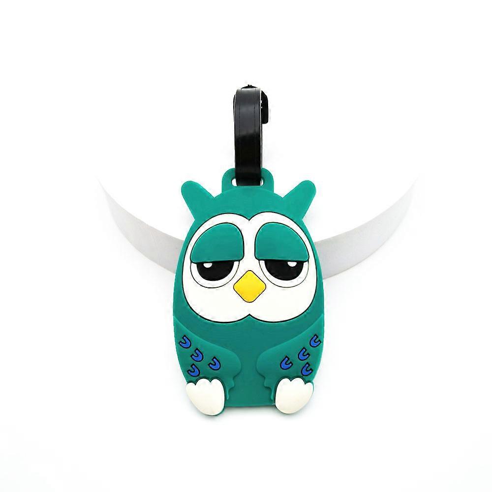 1 pi��ces accessoires de voyage de mode ��tiquette de bagage cr��ative Gel de silice valise ID Addres support bagages ��tiquettes d'embarquement