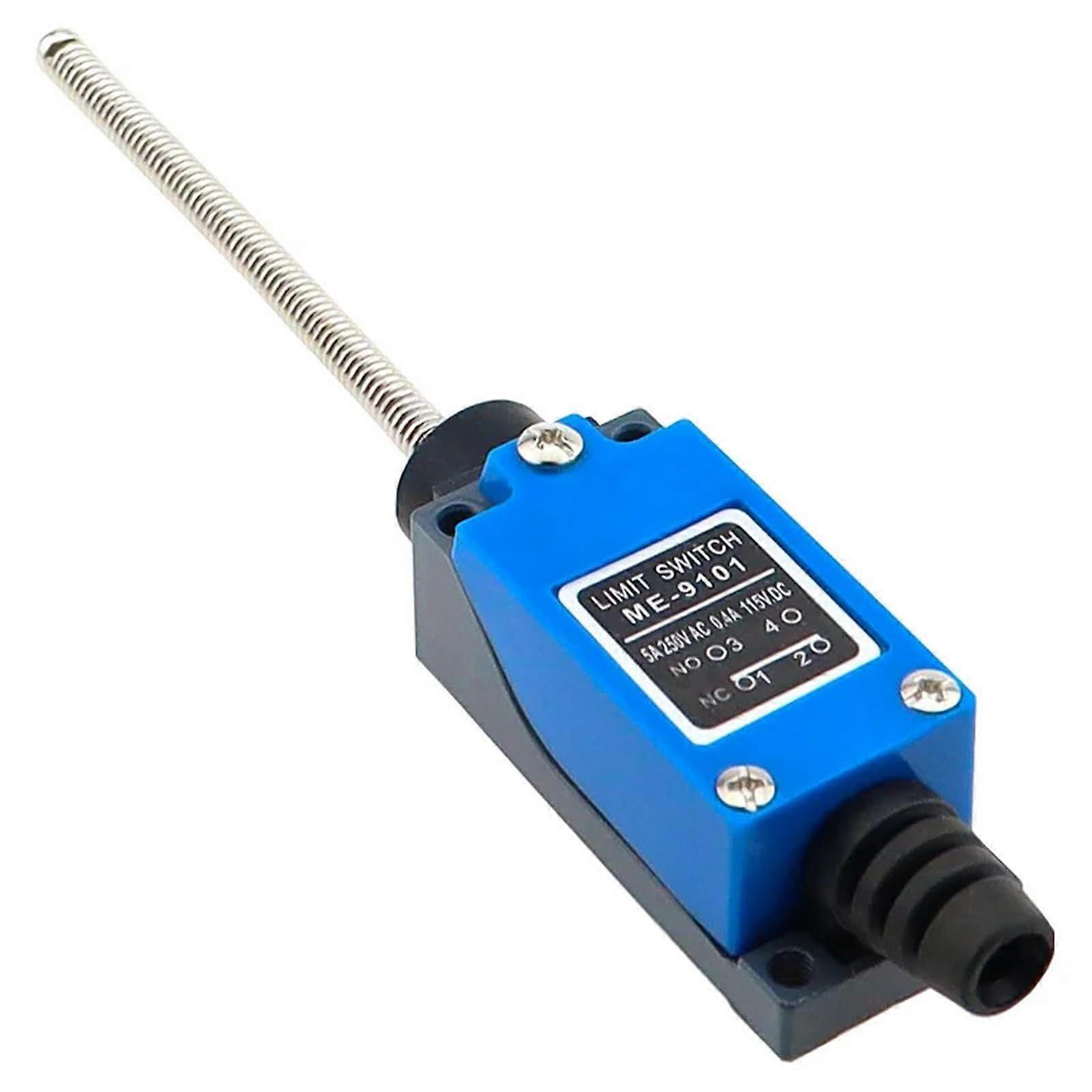 ME9101 Coil Spring Rod Limit Switch 1NO 1NC Momentary Action for Precise Industrial Control