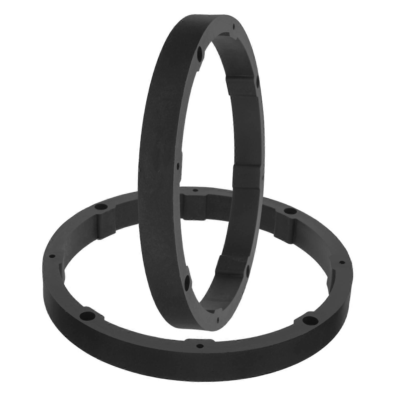 2pcs PVC Car Speaker Spacer Rings for Door Installation, Easy Install Universal Audio Adapter