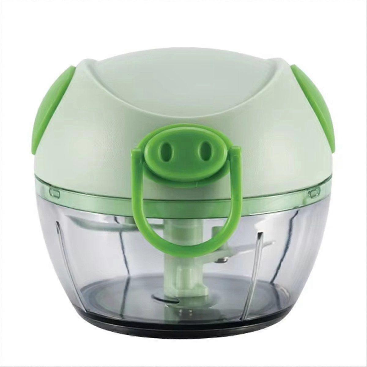 Portable Garlic Cutter - Manual Multi-Functional Vegetable Cutter for Kitchen, Small Garlic Machine