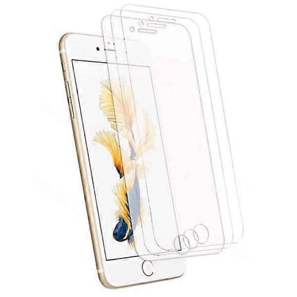3-Pack compatible with iPhone SE (2020/2022) Tempered Glass Screen Protector HD transparent