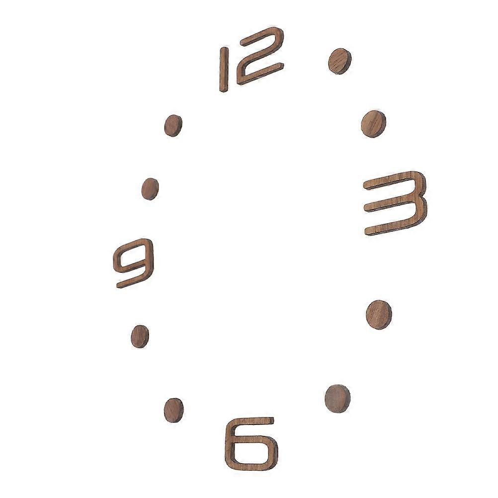 Clock Numbers Wall Clock Kit for DIY 1Set Natural Look