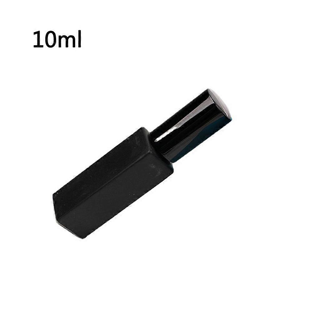 5ml 10ml Portable Perfume Bottle Black Mini Cosmetic Container Sample Atomizer Glass Empty Refillable Bottle For Traveling