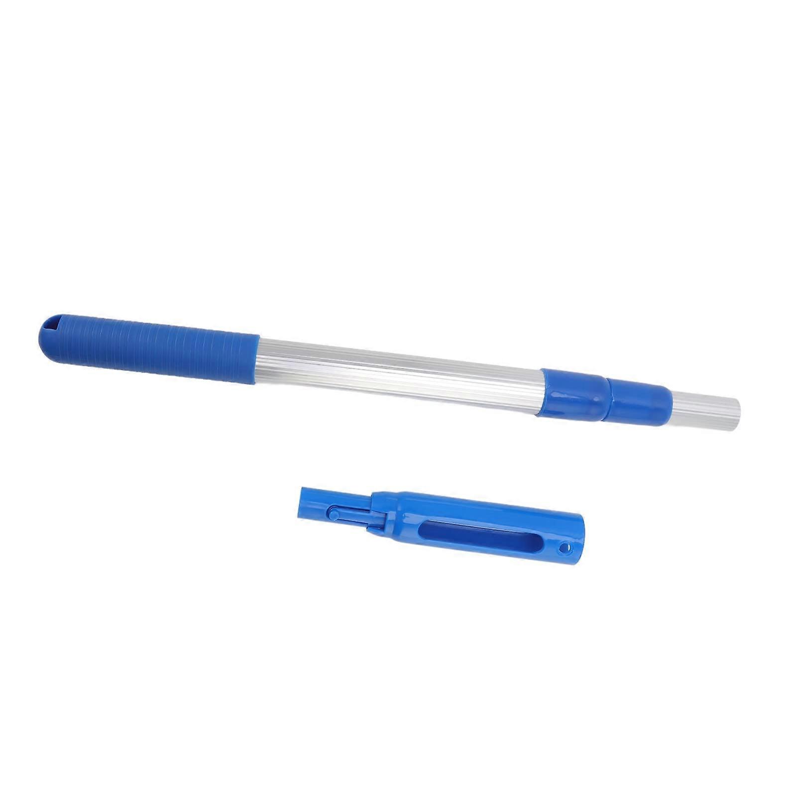 Swimming Pool Pole 3 Section Telescopic Aluminum Handle Easy Assembly Durable for Cleaning Brushes