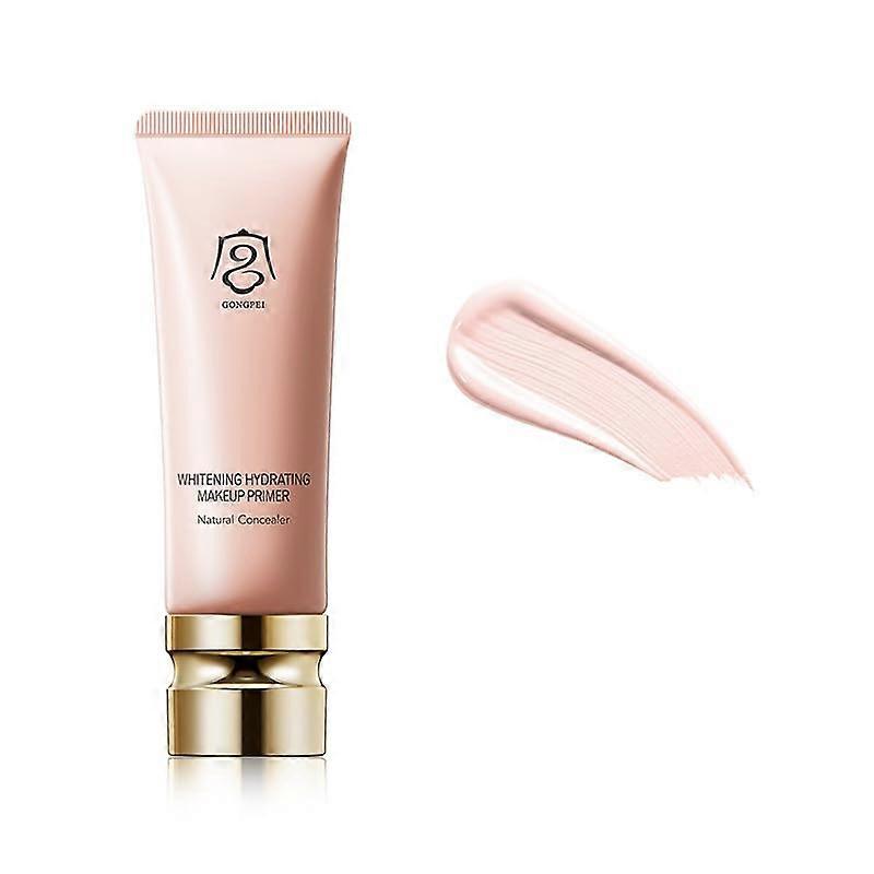 Face Primer with Wrinkle Blurring Effect, Hydrating Smooth Skin Makeup Base, Light Pink 1.6oz